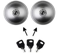 Meroni UFO Lot de 2 serrures de sécurité pour camionnette 3 configurations Smart Duo