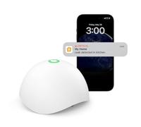 Meross Détecteur de Fuite d'eau Intelligent, Détecteur d'Indondation Compatible avec Apple Home, Alexa et SmartThings, Capteur d'eau avec Surveillance à Distance, Notifications d'Appli, HUB REQUIS