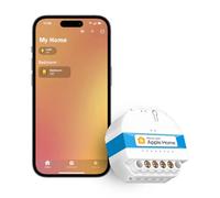 Meross Interrupteur Connecté (FIL NEUTRE REQUIS), Interrupteur Module WiFi Compatible avec HomeKit, Alexa et Google Home, Commutateur avec Commande Vocale, Contrôle à Distance et Fonction de Temps