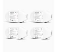 Meross Interrupteur connecté WiFi, compatible avec Alexa, 4 pièces | Interrupteur intelligent DIY 10 A, compatible avec Google Home et SmartThings, commande vocale et contrôle à distance