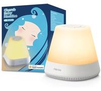 Meross Machine à Bruit Blanc Connectée, Thérapie Sonore Avec 11 Sons Apaisants, 2700-6500K RGB Veilleuse LED Compatible avec Apple HomeKit, Alexa et Google Home, Commande Vocale et Contrôle à Distance