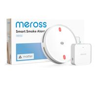 Meross Matter Détecteur de fumée connecté avec Hub MSH450