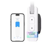 Meross Matter Enrouleur de Sangle Connecté, Enrouleur Volet Roulant (max. 45 kg, 6 m²), Compatible avec HomeKit Alexa et Google Home, Commande Vocale et Contrôle à Distance