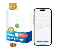 Meross MST100 Programmateur Arrosage WiFi | Hub MSH450/MSH400 Requis | Arrosage Automatique & Report Pluie - APP Contrôle | Suivi de Consommation d'eau | Compatible avec HomeKit, Alexa et Google Home