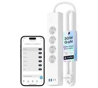 Meross multiprise connectée Matter USB-C 30W Type F