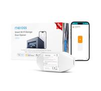 Meross Ouvre-Porte de Garage Connecté, Télécommande de Porte Intelligent Compatible avec HomeKit, Siri, Apple Watch, HomePod, Alexa, Google Home et SmartThings, Contrôle à Distance et Commande Vocale