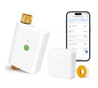 meross Programmateur d'Arrosage Connecté avec Hub WiFi, Minuterie d'Arrosage Automatique Compatible avec Apple Home, Alexa et Google Home, Contrôle à Distance et Suivi de Consommation d'eau