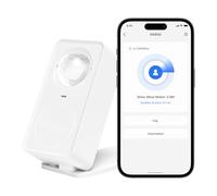 Meross_Smart Détecteur de Présence Intelligent, Détecteur de Mouvement 3 en 1 (Radar+PIR+Lumière) Compatible avec Matter, HomeKit, Alexa et Google Home, Distance de Détection 12m à 360° et Alarme Liée