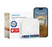 Meross Thermostat Connecté Matter pour Chaudière Gaz/Chauffage au Sol à Eau