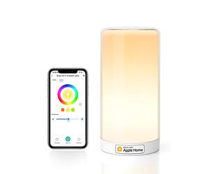 Meross Veilleuse LED Connectée WiFi, Lampe de Chevet Intelligente | Compatible avec Apple Home, Alexa, Google Home, Lampe de Nuit Multicolore Dimmable avec RGB, Blanc Chaud et Blanc Froid