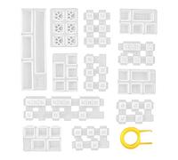 MEROURII 6 Pcs Moules de Clavier, Moules Mécaniques de Silicone Moules de Clavier de Joueur d'Ordinateur Artisanat Cadeaux Outils de Bricolage Moules de Keycaps de Joueur d'Ordinateur
