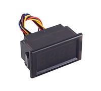 MEROURII Horloge Électronique de Voiture, 24 Heures Mini Voiture Horloge Électronique LED Compteur d'Affichage Numérique 12V Contrôle à Chaud Kit de Bricolage à 4 Chiffres