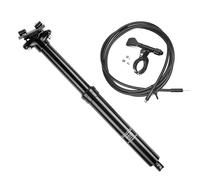 MEROURII Tige de Selle VTT Hydraulique À Hauteur Réglable, Suspension de Vélo Avec Câble de Commande Manuelle pour VTT et Vélo de Route