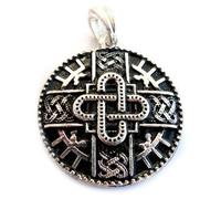 mérovingiens Amulette, en argent sterling 925, pendentif, pendentif, Franken