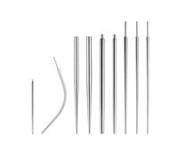 MERQUU Aiguille Piercing, 9 Pièces 14G/16G/18G Piercing Outil Perçage, Kit Piercing, Kit Piercing Nombril, Kit Piercing Nez pour Oreille/Nez Lèvre Ventre Langue
