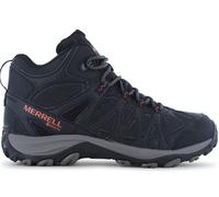 Merrell Chaussures de randonnée Accentor 3 Sport Mid GTX – GORE-TEX Cuir Homme – Noir/Tangerine 44,5