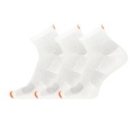 Merrell Chaussettes rembourrées en Coton, Blanc, M Mixte