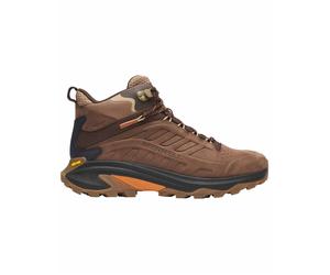 Merrell - Chaussures de randonnée imperméables en cuir - Moab Speed 2 Leather Mid WP Mole pour Homme en Cuir - Taille 43 - Marron Marron 43