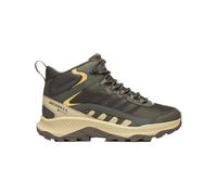 Merrell - Chaussures de randonnée journée en GORE-TEX - Speed Strike 2 Mid Gtx Beluga pour Homme en Cuir - Taille 43 - Kaki Kaki 43