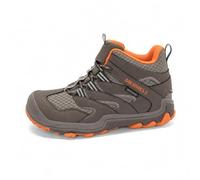 Merrell Chaussures de randonnée unisexes Chameleon 7 Access Mid WTRPF pour enfant, Gris fumé/orange, 2 Little Kid