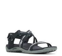 Merrell Femme Terran 3 Cush Lattice Sandale, Noir/Blanc, 37.5 EU Large