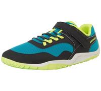 Merrell Garçon Trail Glove 7 a/C Basket, Noir, Bleu Sarcelle, Citron Vert, 34 EU