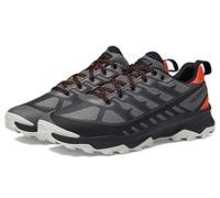 Merrell Homme Speed Eco-Charcoal/Tangerine Walking Shoe, Gris Anthracite Marron Clair, 44 EU