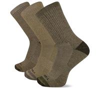 Merrell Men's 3 Pack Cushioned Hiker Crew Socks
