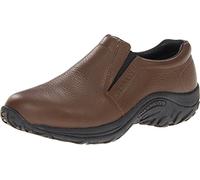 Merrell Men's Jungle MOC Leather Slip-on Shoe,Mahogany Brown,9 M US