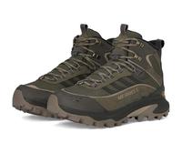 Merrell - Chaussures de randonnée hivernale - Moab Speed 2 Thermo Mid Wp Olive pour Homme en Cuir - Taille 41.5 - Vert Vert 41.5