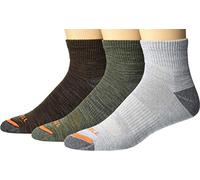 Merrell Mea33508q3u2001 Chaussettes décontractées, Marron foncé, Gris foncé/Gris Clair, Vert Olive, L/XL Homme