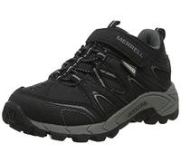 Merrell Ml-light Tech Leather Quick Close Wp, Chaussures de Randonnée Basses mixte enfant, Noir (Black Black), 26 EU