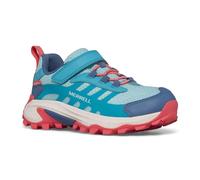 merrell Moab Speed 2 Low A/C Waterproof (Little Kid/Big Kid) Turquoise/Coral 4 Big Kid M