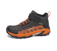 Merrell Moab Speed 2 Mid Alternative Fermeture étanche, Gris fumé/orange, 12 Big Kid