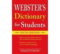 Merriam-Webster Webster's Dictionary for Students, Sixth Edition (Poche)