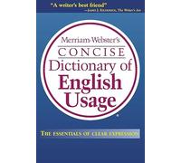 Merriam-Webster's Concise Dictionary of English Usage