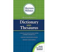 Merriam-Webster's Dictionary And Thesaurus