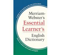 Merriam-Webster's Essential Learner's English Dictionary