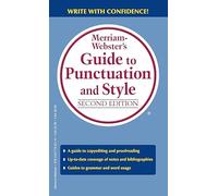 Merriam-Webster's Guide to Punctuation and Style