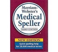 Merriam-Webster's Medical Speller Merriam Webster (Auteur)