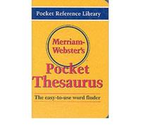 [(Merriam Webster's Pocket Thesaurus)] [Author: Merriam Webster] published on (June, 2002)