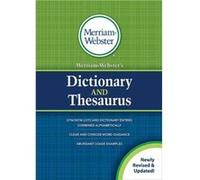 MerriamWebsters Dictionary and Thesaurus by MerriamWebster Merriam-Webster (Auteur)