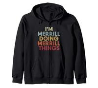 Merrill Name Merrill Personalized Name First Given Sweat à Capuche