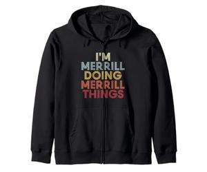 Merrill Name Merrill Personalized Name First Given Sweat à Capuche