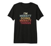 Merritt Name Merritt Personalized Name First Given T-Shirt Haut de Gamme