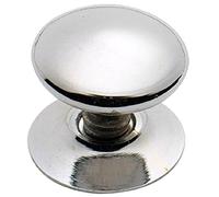 Merriway BH05188 Lot de 10 boutons de porte et tiroir en laiton chromé victorien 38 mm