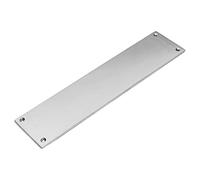 Merriway BH05712 Plaque de doigt de porte victorienne Chromé 280 x 63 mm