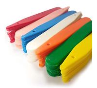 Merriway BH06781 Bulk Hardware Lot de 400 étiquettes en plastique assorties pour plantes 100 mm 4 couleurs Multicolore