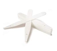 Merriway BH06783 Bulk Hardware Étiquettes en plastique pour plantes Blanc 100 x 14 mm