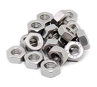 Merriway BH06898 Bulk Hardware Lot de 20 écrous hexagonaux en acier inoxydable 316 A4 de qualité marine Argenté